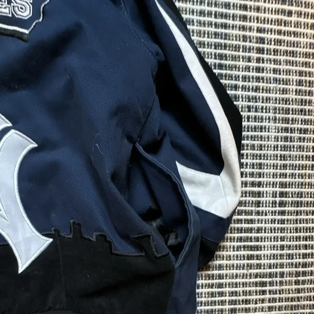 G-III Sports New York Yankees MLB Baseball Jacket Size Boys M 12-14 Blue Black